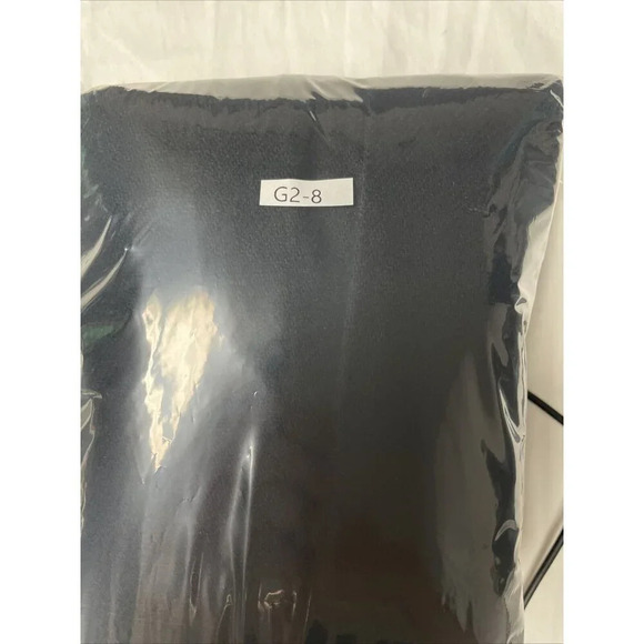 Vtg Worthington Wool Midi Skirt Sz 18 Black Classic Business Casual Slit Capsule - Picture 12 of 13